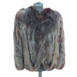 1930s black ladies fox fur cape