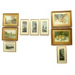 Two framed early 20th Century watercolours, landscapes by J.