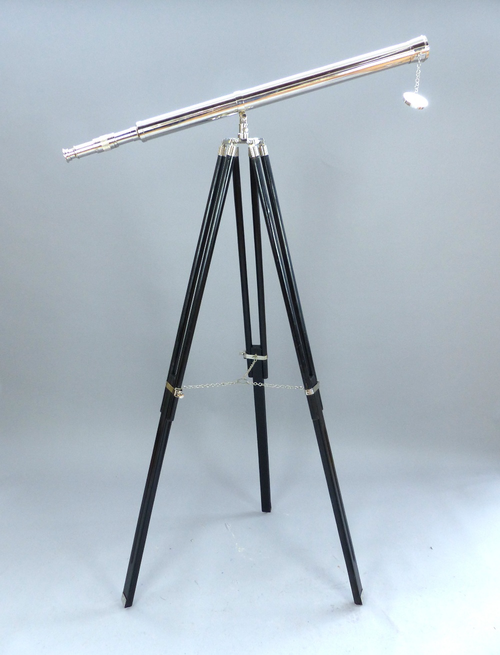 Telescope, chrome finish, 11/2 lens,