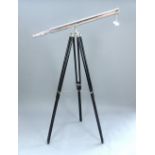 Telescope, chrome finish, 11/2 lens,