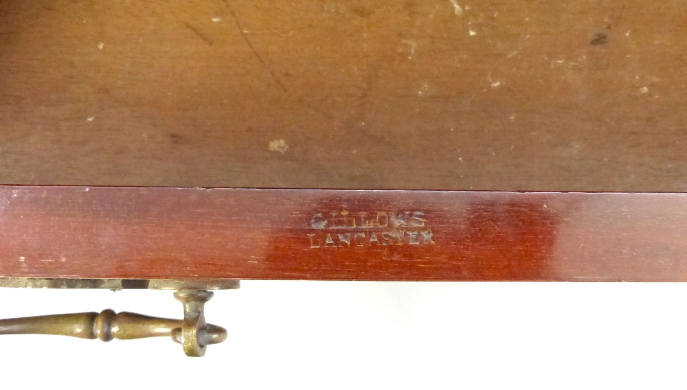 Edwardian mahogany and satinwood inlaid pedestal desk, - Image 4 of 4