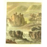 Attributed to Robert Adam, F.R.S., F.S.A. (1728-1792), 'Romantic landscape', capriccio view with
