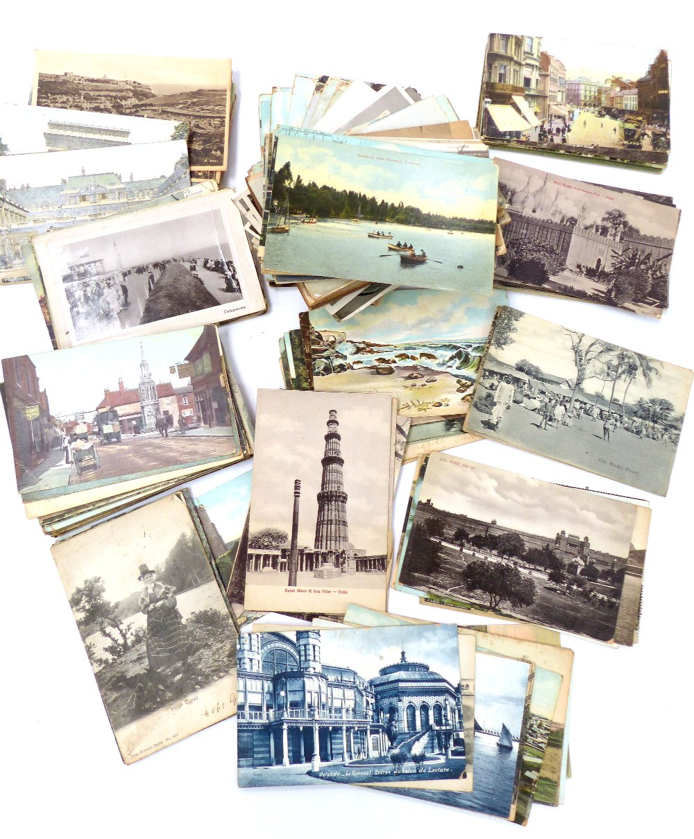 Collection of over 300 early 20th century postcards and photographs, most circa 1905-1913 mostly