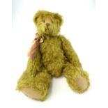 Reproduction mohair Teddy bear, handcrafted by Jan Galleymore for 'My Old Teddy' 'Times Past Bears',