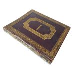 An early Victorian handsomely bound album including original drawings, watercolours, etc.