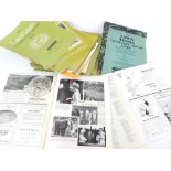 Tennis interest;The Lawn Tennis Championship Meeting, Wimbledon, programmes 1946-1973, mainly 12th