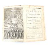 1682 Antique Tome, "The Journals of All Parliament