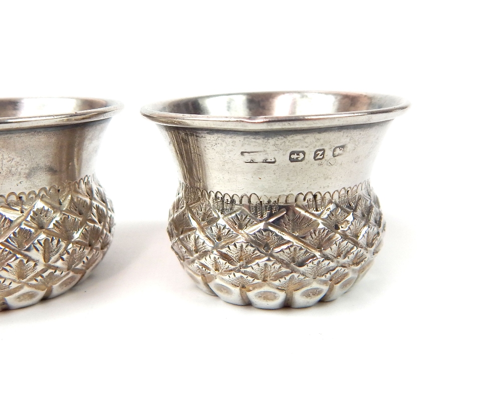 A cased pair of silver toddy cups - Image 3 of 3