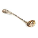 A silver Victorian mustard spoon