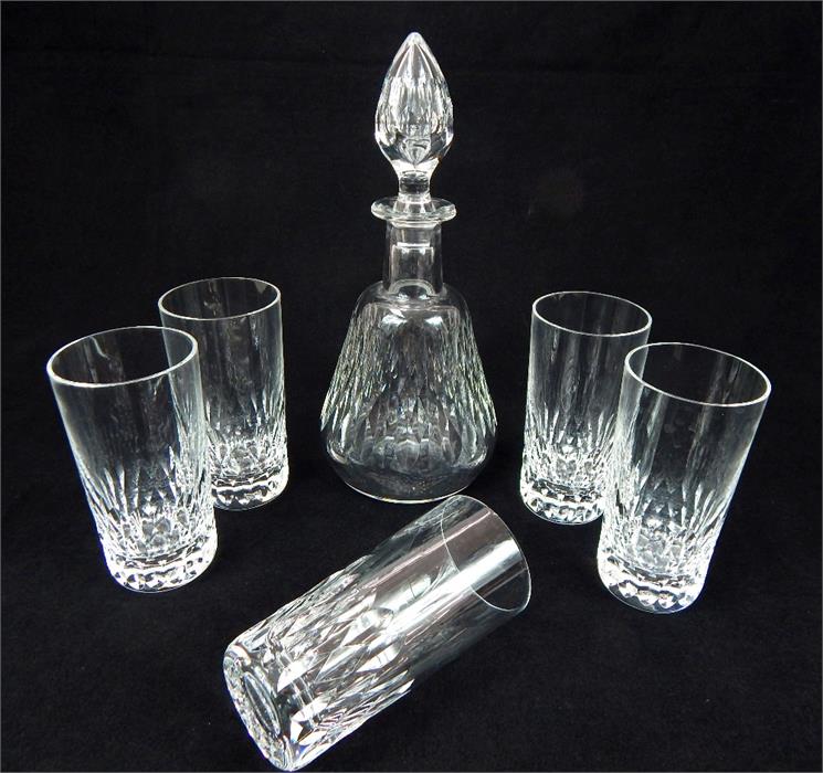 Six Baccarat high ball glasses and a matching deca - Image 5 of 9