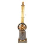 A French swinging pendulum clock, by Huguenin, Par