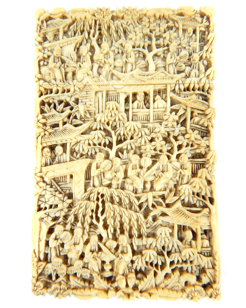 A late 19th century (Qing) carved Chinese 'Cantone - Image 8 of 9