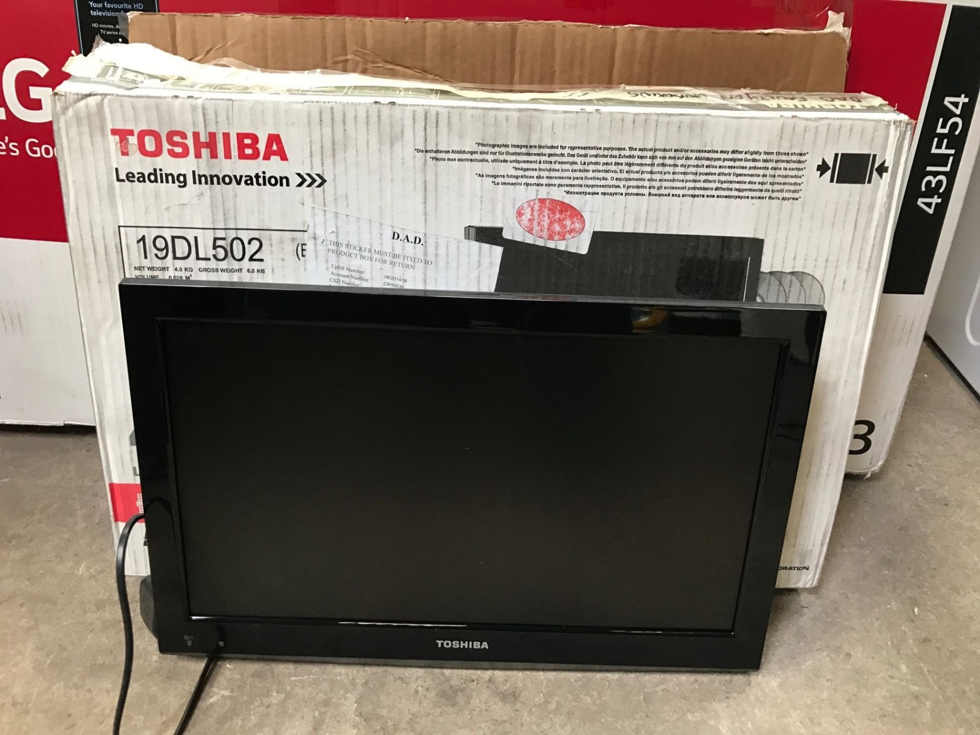 Toshiba 19DL502 TV