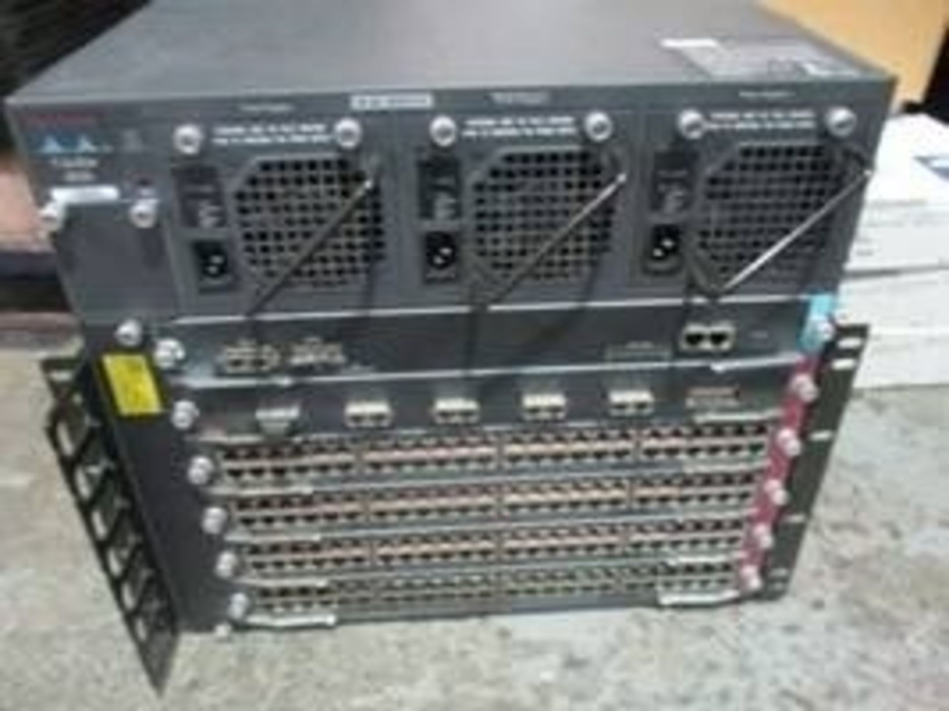 Cisco Systems Catalyst WS-C4006 Series 3 x PSU WS-X4013, X430-GB, WSX414-RJ