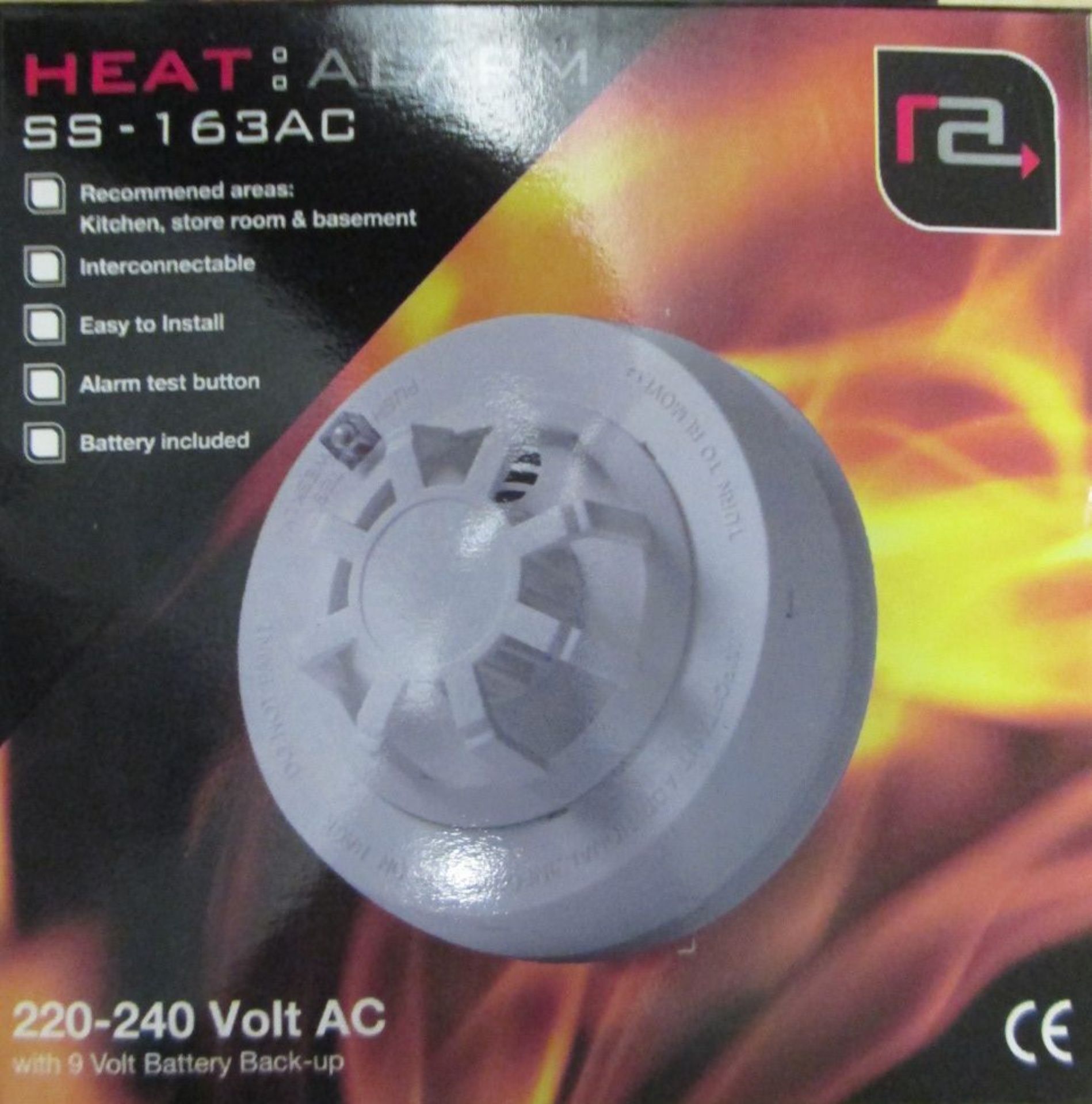 10 x RA SS-163AC Heat Alarms - Brand New, RRP £11.99 Each