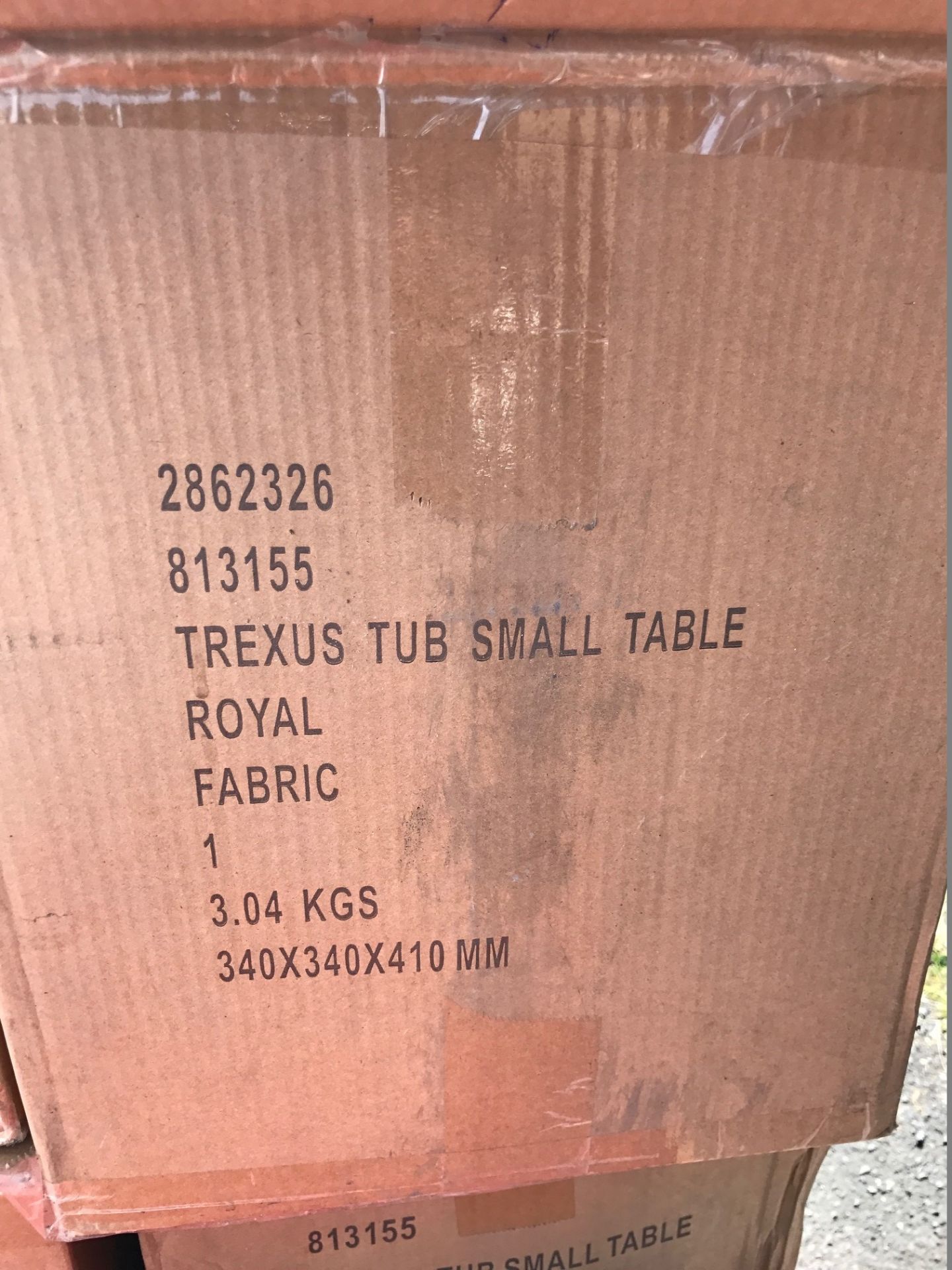 Trexus Royal Blue Tub Table (Brand New & Boxed) - Image 3 of 3
