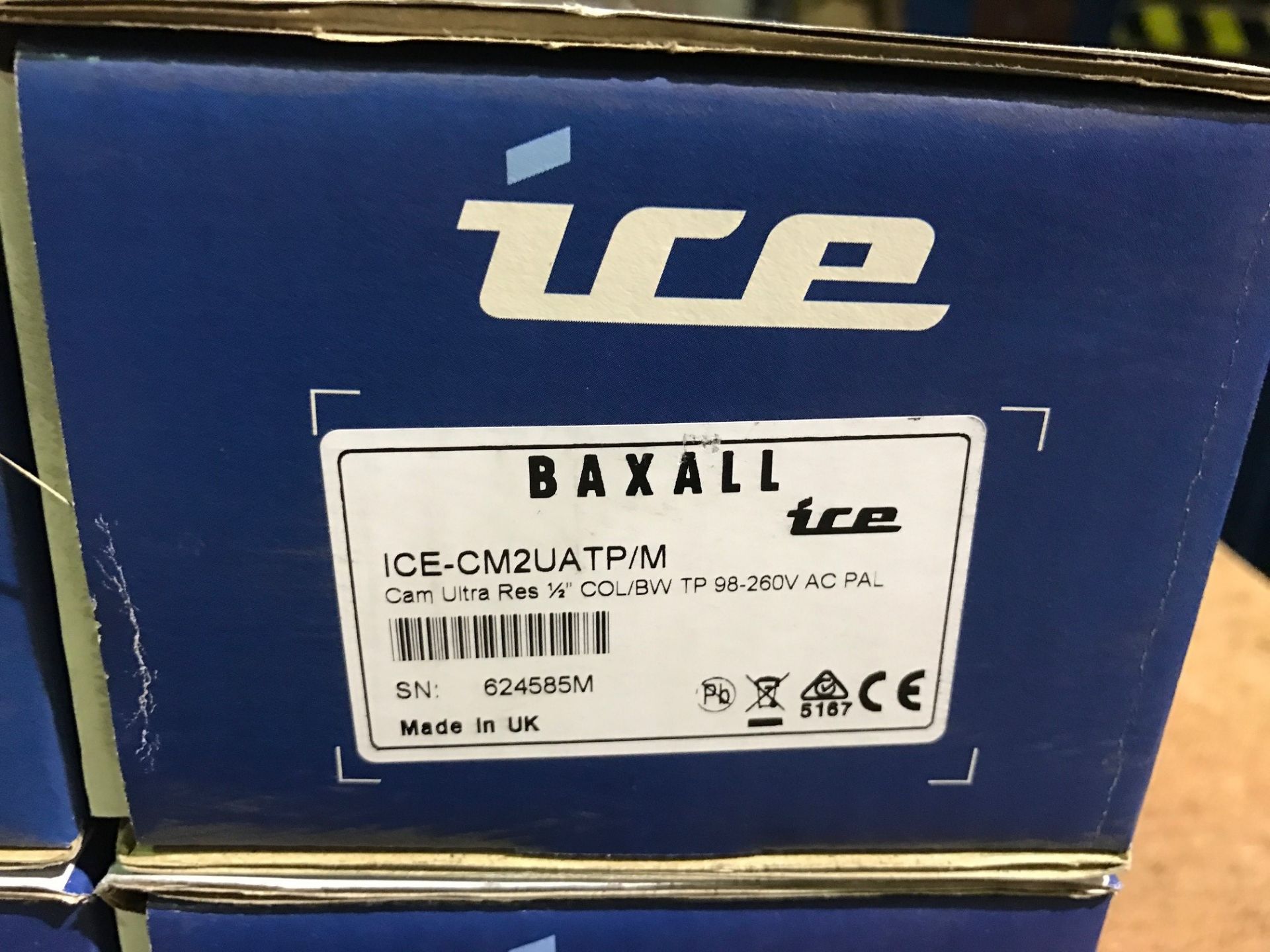 4 x Baxall ICE-CM2UATP/M Ultra Resolution Cameras - Cam Ultra Res COL/BW TP 98-260v AC PAL (Brand - Image 3 of 3