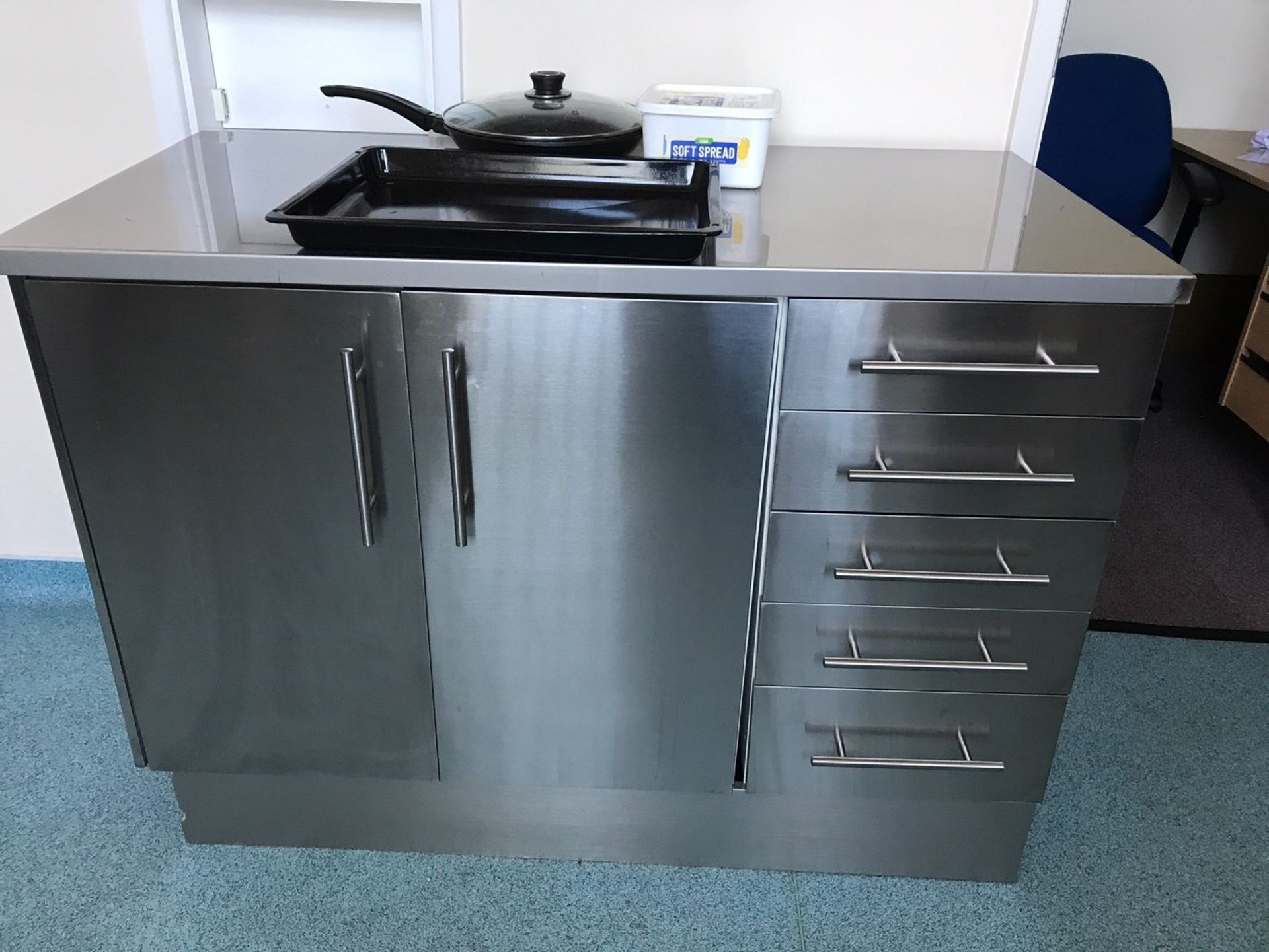 Complete Stainless Steel Kitchen Including Additional Sink Units - Image 3 of 4