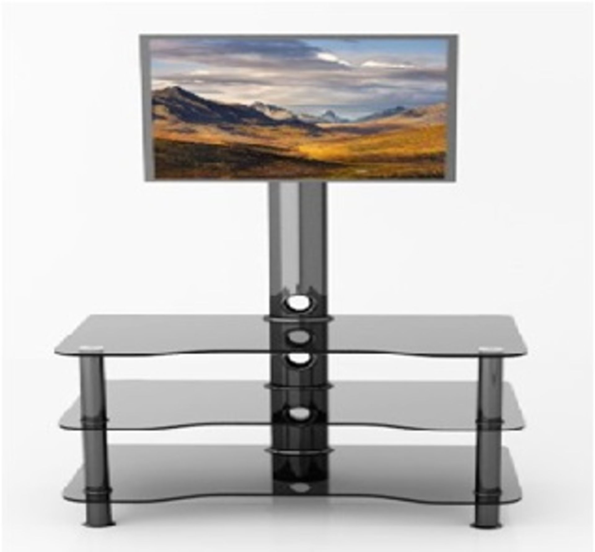 1 x Glass TV Stand TVS330 (Brand New & Boxed)