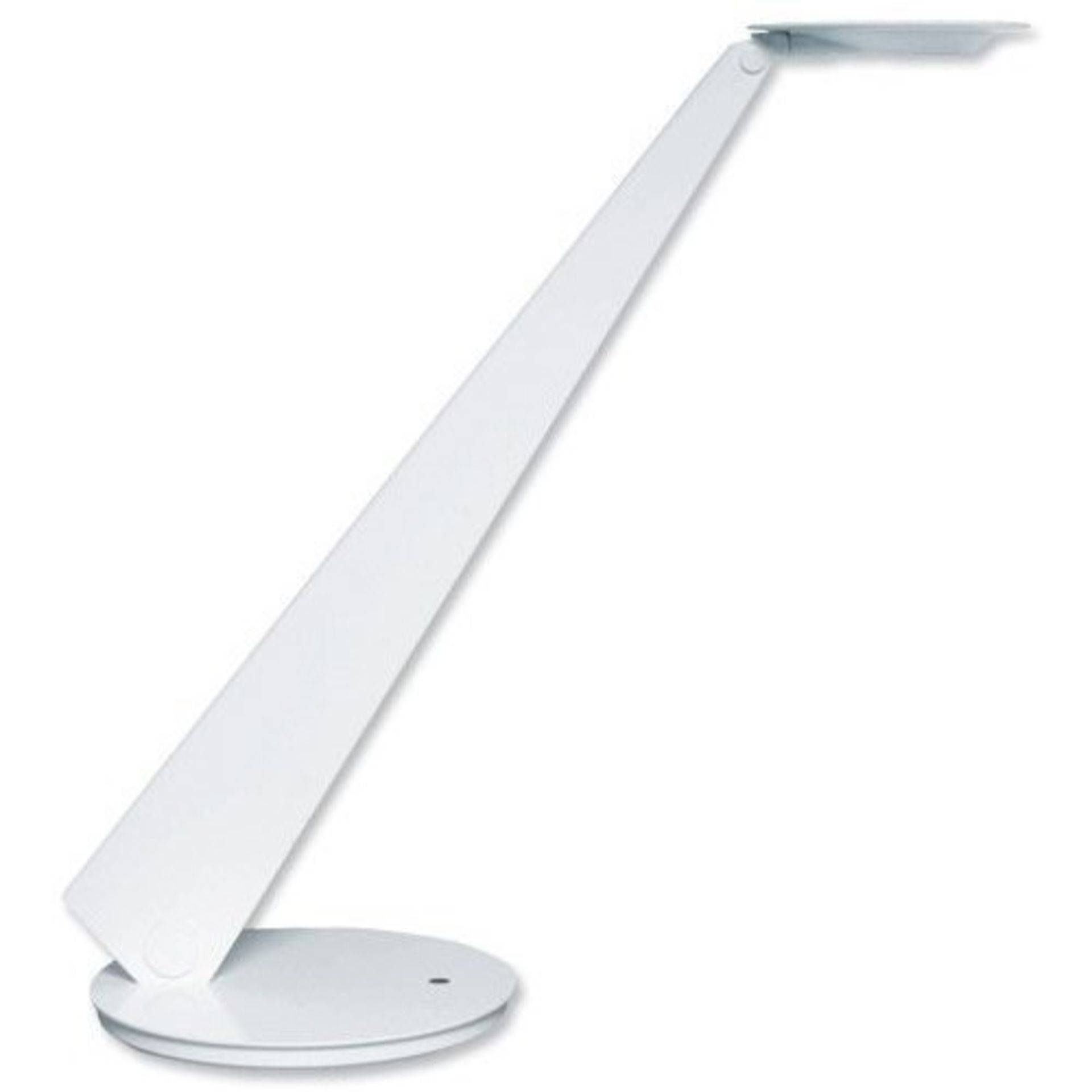 Unilux Infinity Desk Lamp Dimmable Asymmetrical Lenses White Ref 651L10UK (RRP £129.99 - Brand New &