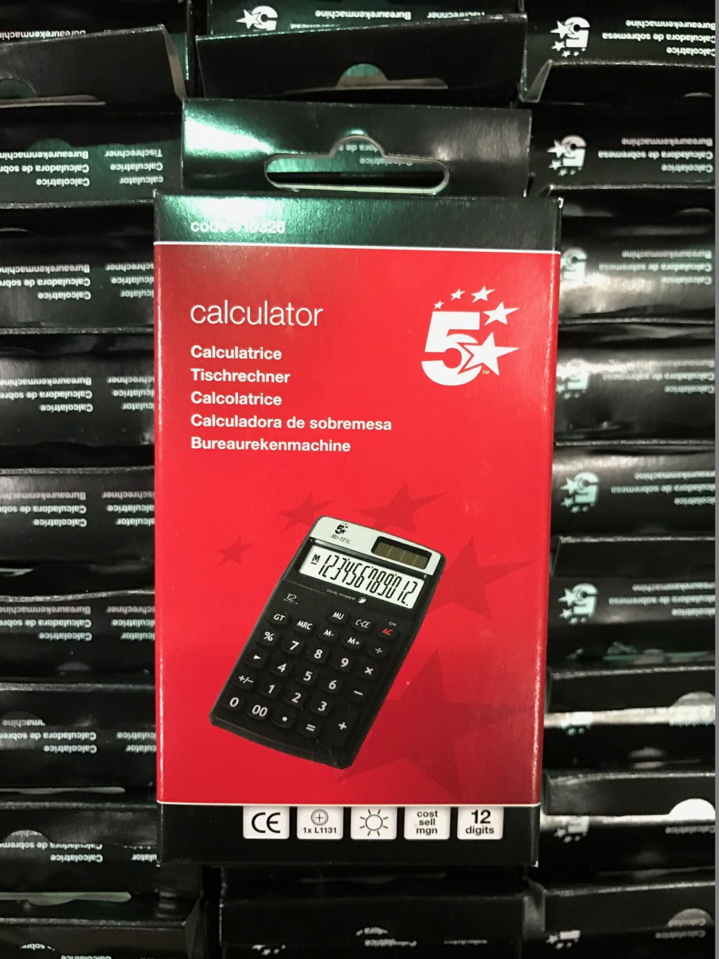 40 x 5 Star HH12D Calculators - RRP £4.99 Each