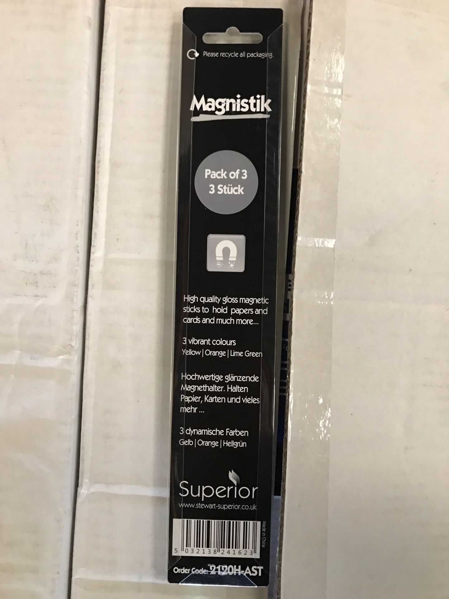 50 x Packs of Magnistix Magnetic Slim Bars - Brand New & Boxed, RRP £3.99 Per Pack - Image 2 of 2