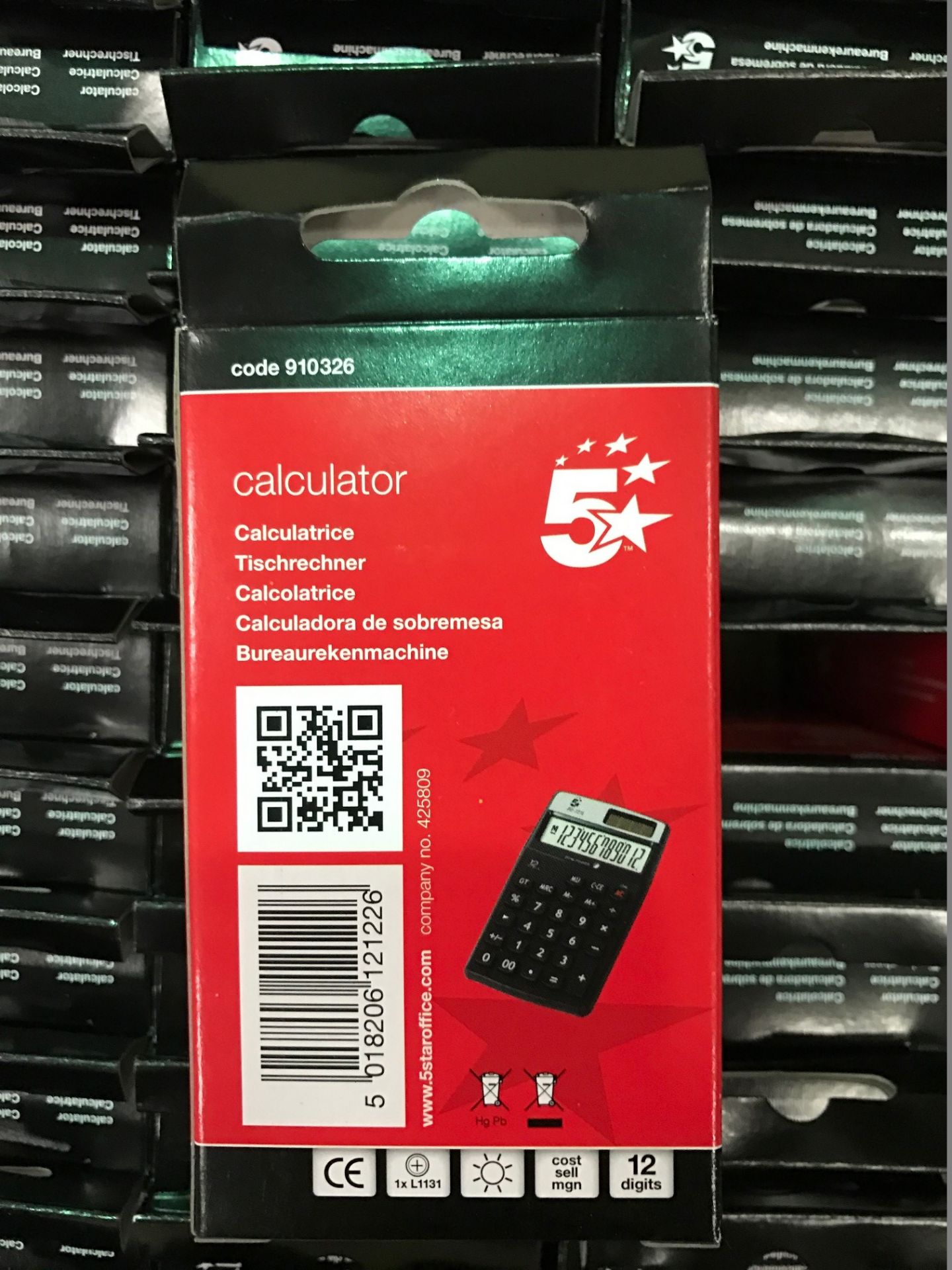 40 x 5 Star HH12D Calculators - RRP £4.99 Each - Image 2 of 2