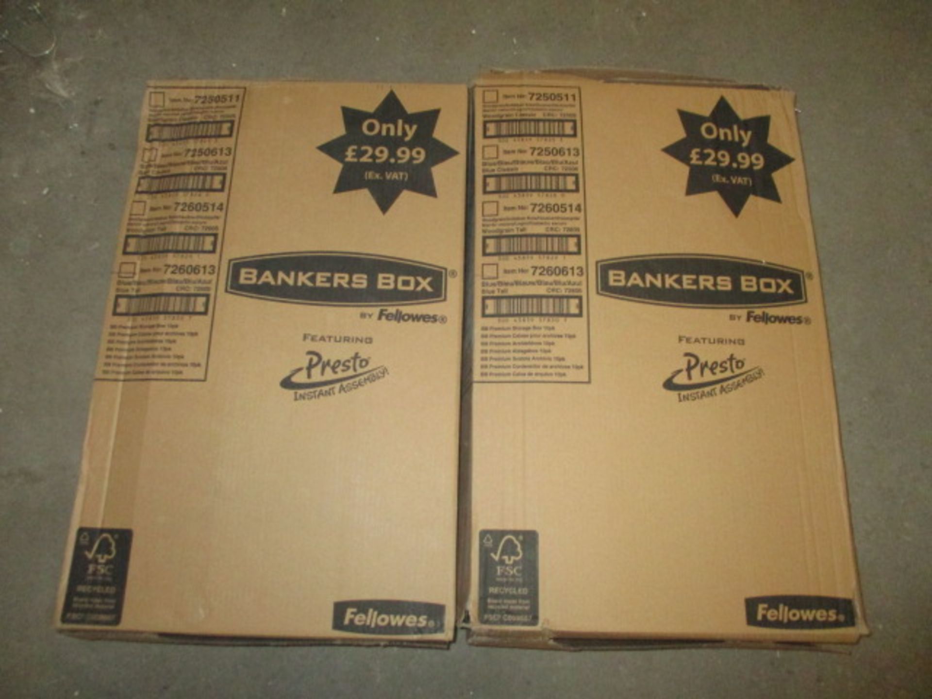 2 x Boxes of Premium Storage Bankers Boxes - 20 Boxes in Total, RRP £35.98 Per Box - Image 4 of 4
