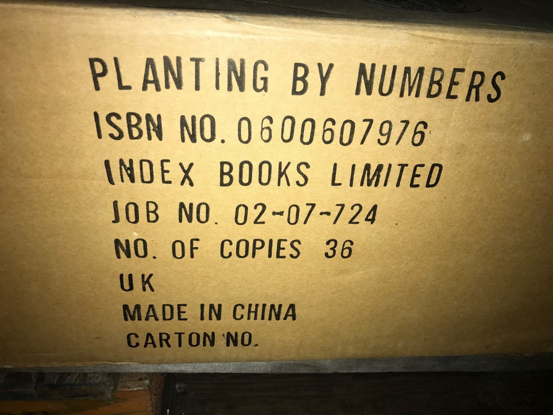 36 x 'Planting By Numbers' Gardening Books (Brand New - RRP £12.99 Each) - Image 3 of 3