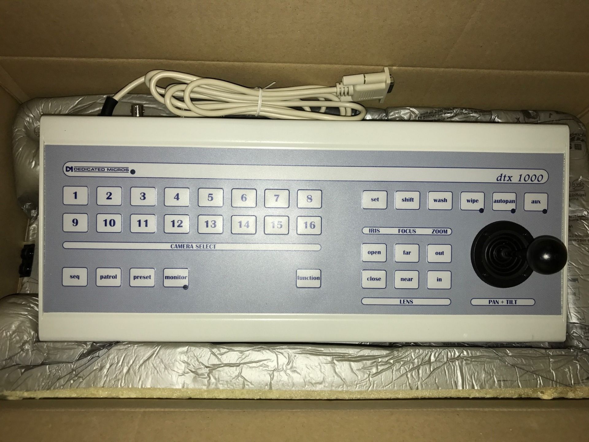 Dedicated Micros DTX1000 Two Part Transmitter Keyboard/Base Unit (Brand New & Boxed)