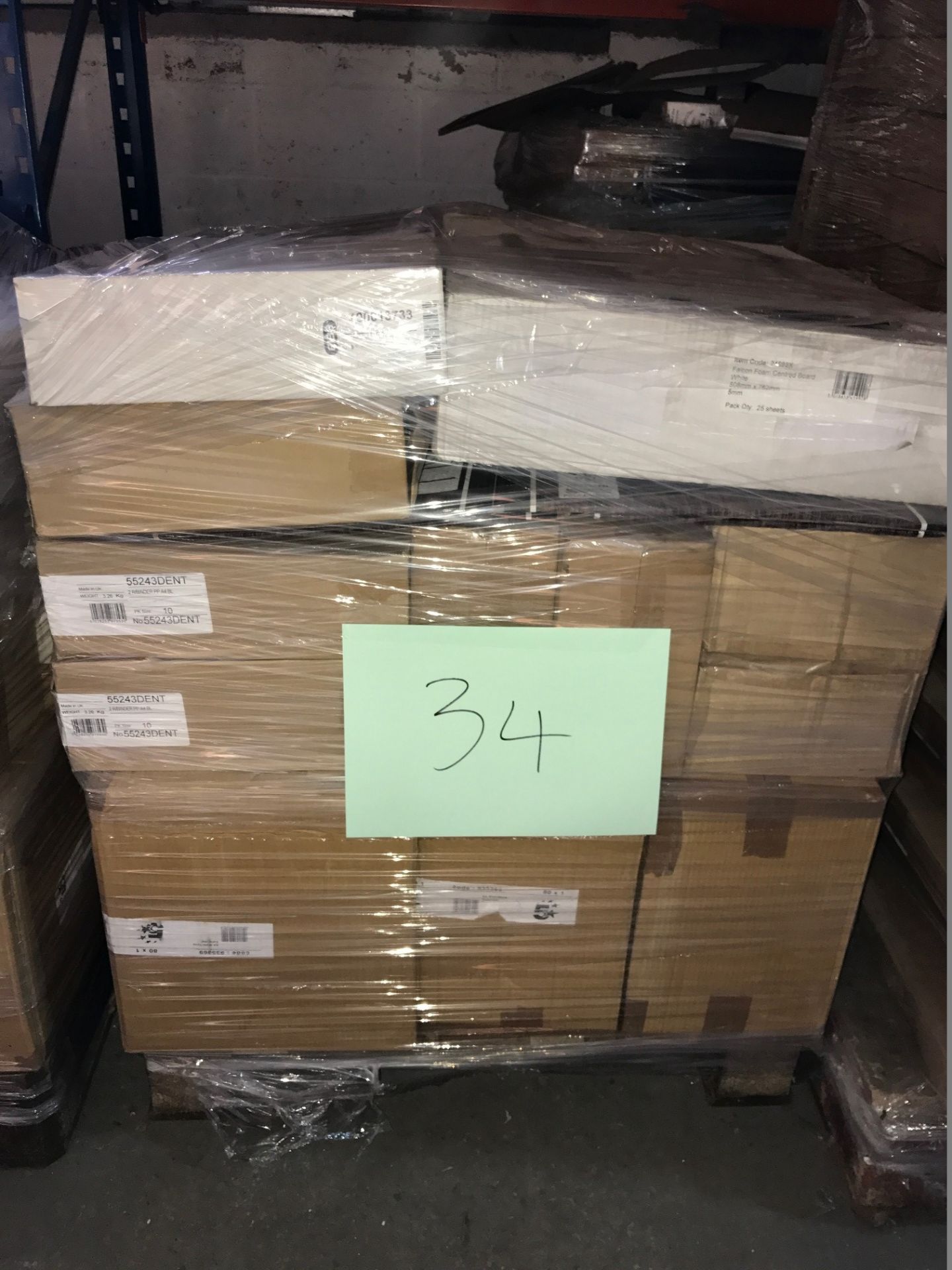 1 x Pallet of Mixed Stock/Stationery Including Elba Products, Bankers Boxes, Arnos Products and