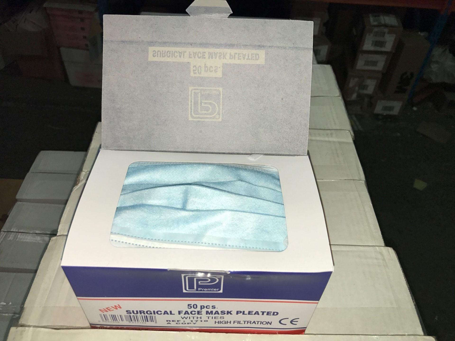2 x Boxes of Premier Surgeon Face Masks With Ties - 600 Masks in Total - Image 2 of 3