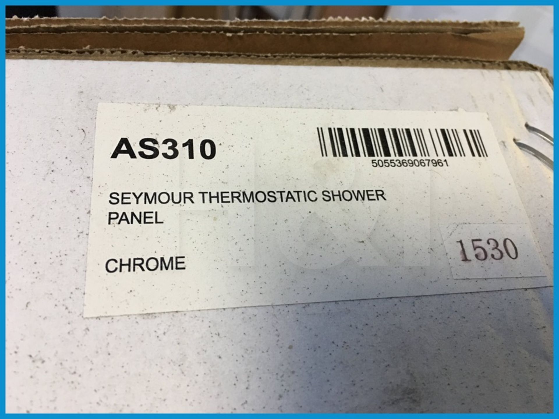 Designer Ultra AS310 Seymour chrome thermostatic shower panel. New and boxed. Suggested - Image 3 of 3