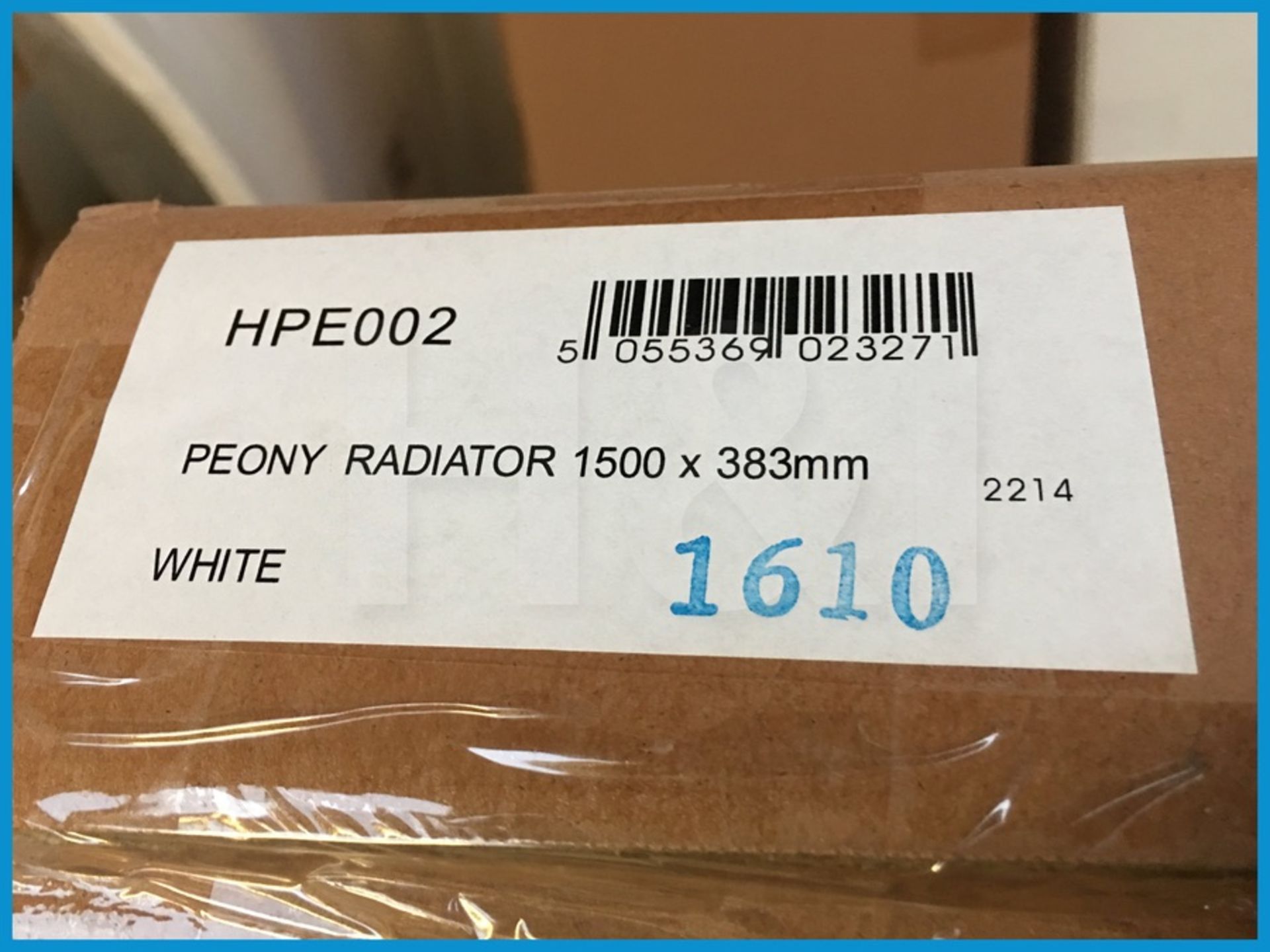Designer Ultra HPE002 Peoni white radiator 1500x383. New and boxed. Suggested manufacturers - Image 3 of 3