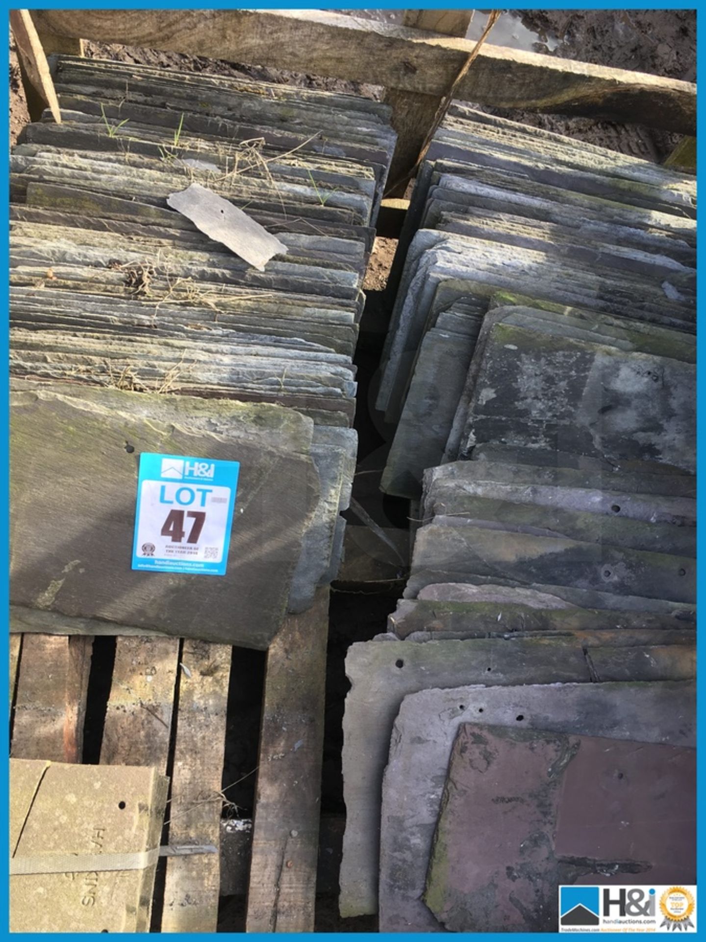 Pallet of reclaimed roof slates. Appraisal: Viewing Essential Serial No: NA Location: Hoyland - Image 2 of 2