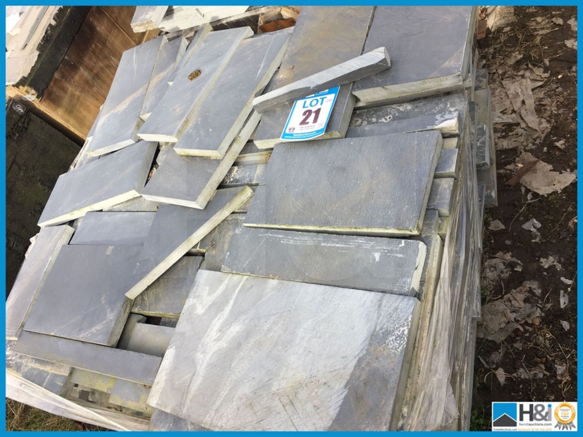 Approx 20m2 minimum random slate paving. Appraisal: Viewing Essential Serial No: NA Location: