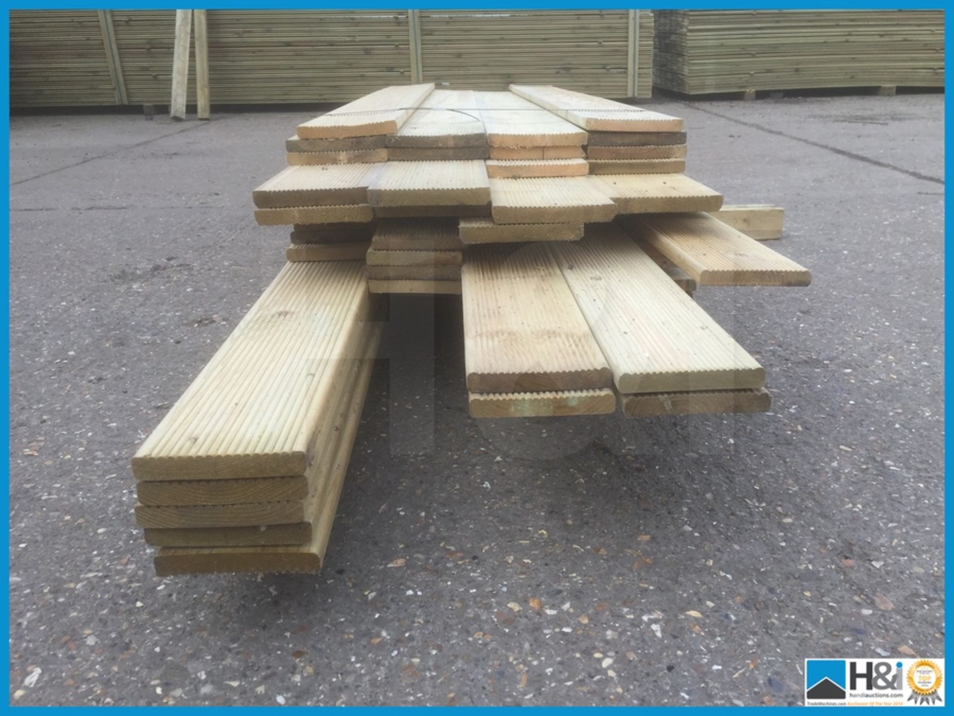 Approx 120 METRES no. DECKING BOARDS. Size: MIXED 22X125 & 22X150. Length: 1800/2400/3600mm - Image 3 of 3