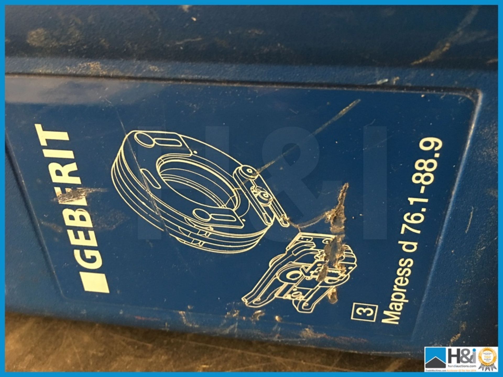 Geberit hydraulic crimper Mapress 76.1 - 89.9. Boxed. Appears to be in good condition Appraisal: - Image 2 of 3