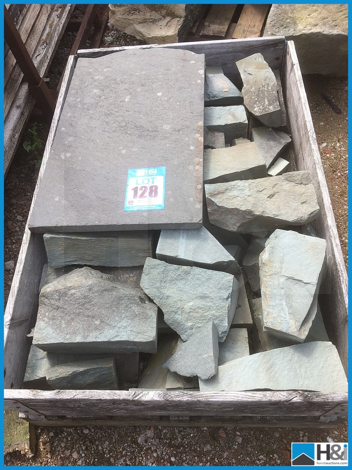 Pallet of unrefined slate Appraisal: Viewing Essential Serial No: NA Location: Capstick Home Design,