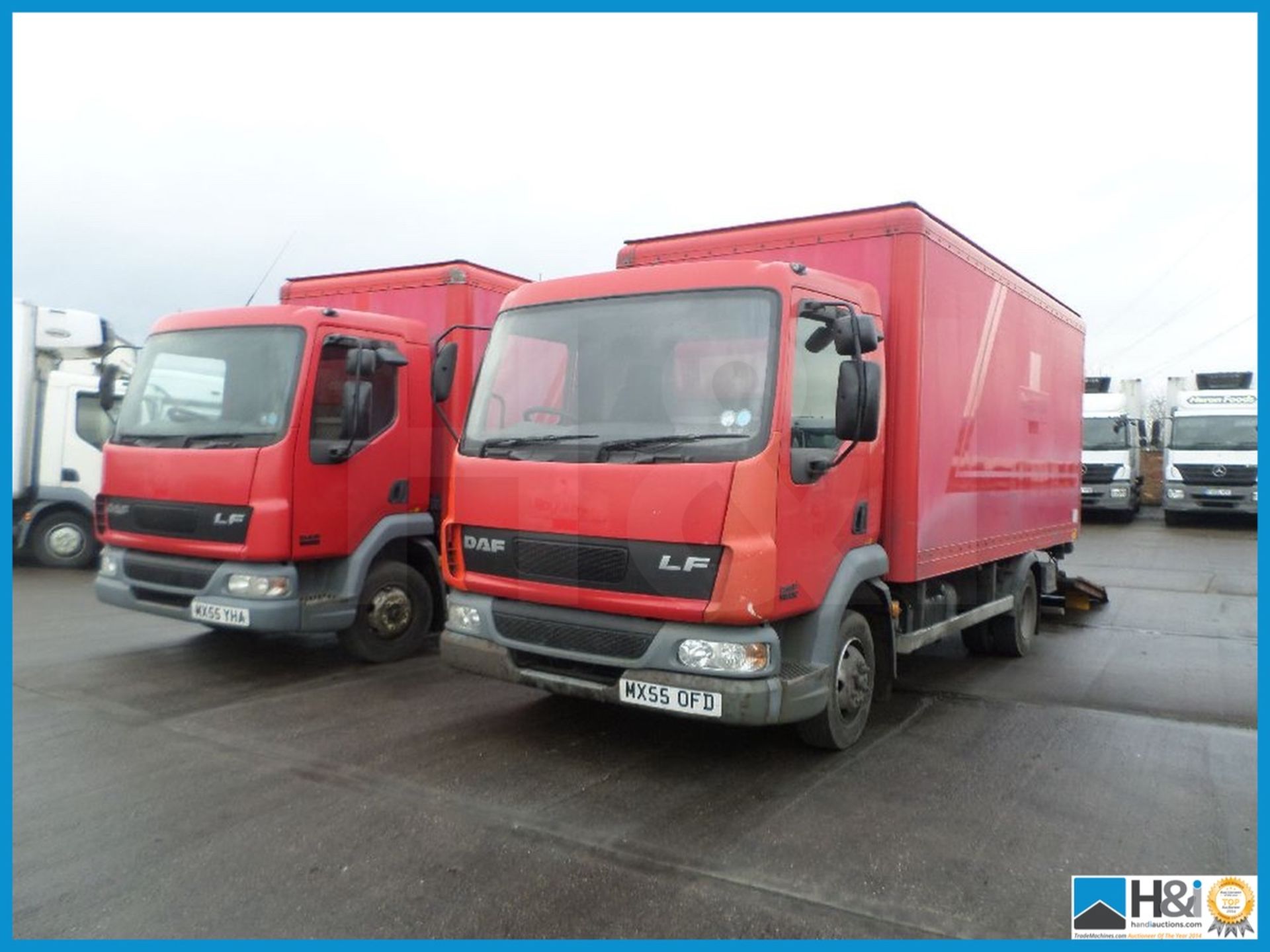 2006 DAF LF 45 130 16FT BOX VAN, CANTILEVER TAIL LIFT, 5 SPEED MANUAL GEARBOX, DAY CAB, DIRECT - Image 2 of 7