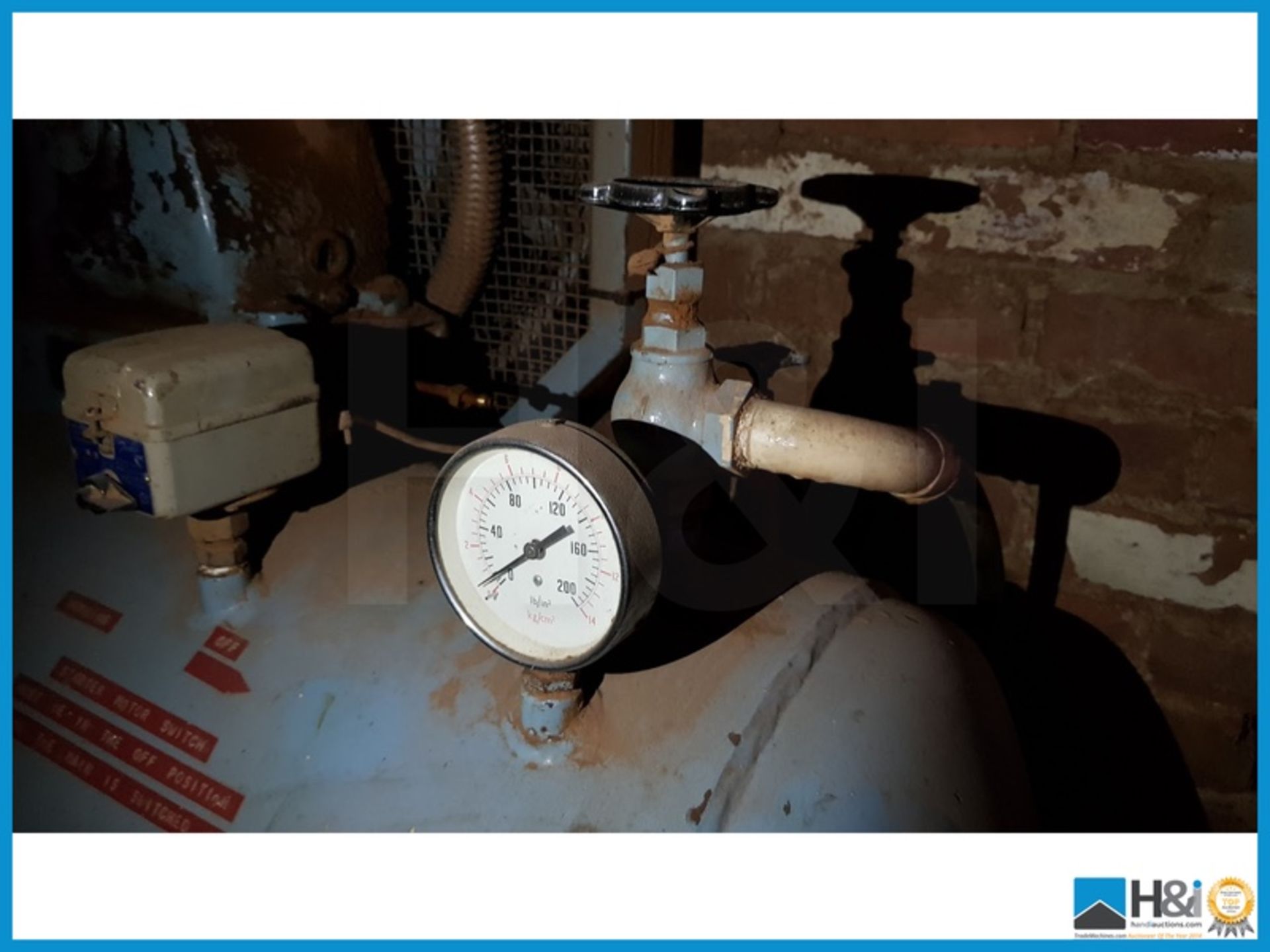 Large 3 phase compressor Appraisal: Viewing Essential Serial No: NA Location: Capstick Home - Image 4 of 4