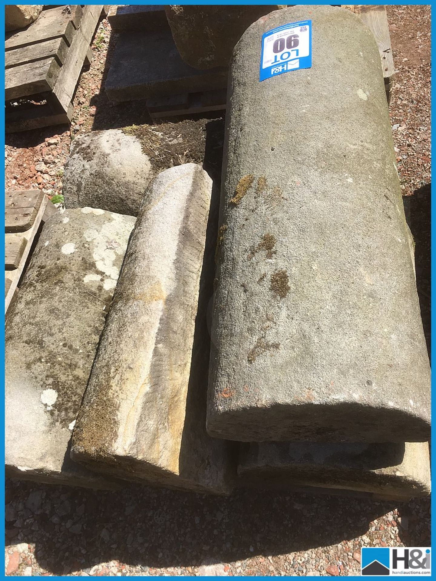 Quanity of reclaimed capping stones Appraisal: Viewing Essential Serial No: NA Location: Capstick