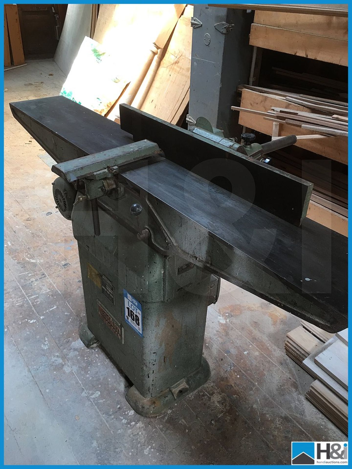 Wadkin BFT 9in surface planer. 3 phase Appraisal: Viewing Essential Serial No: NA Location: Capstick