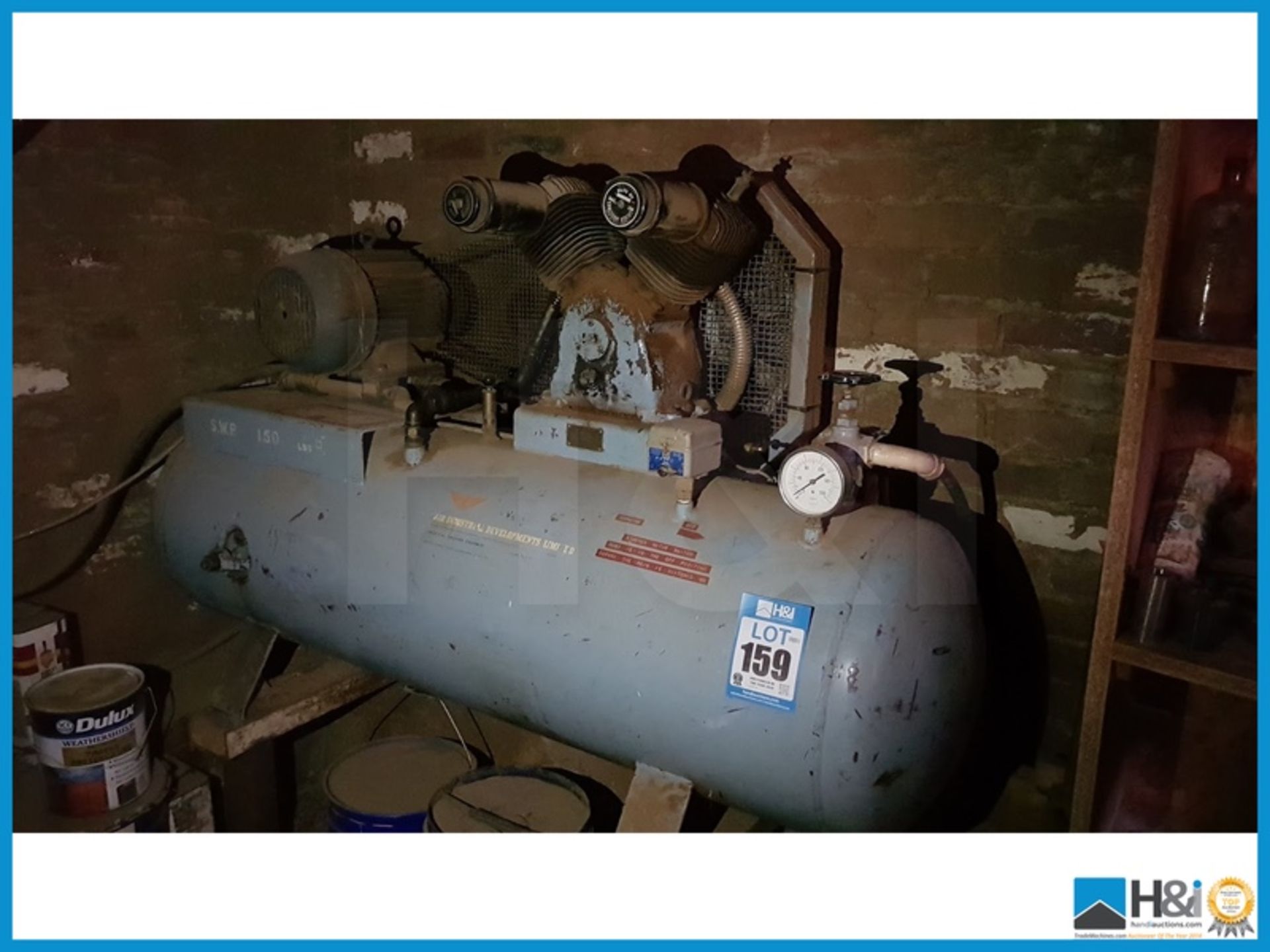 Large 3 phase compressor Appraisal: Viewing Essential Serial No: NA Location: Capstick Home