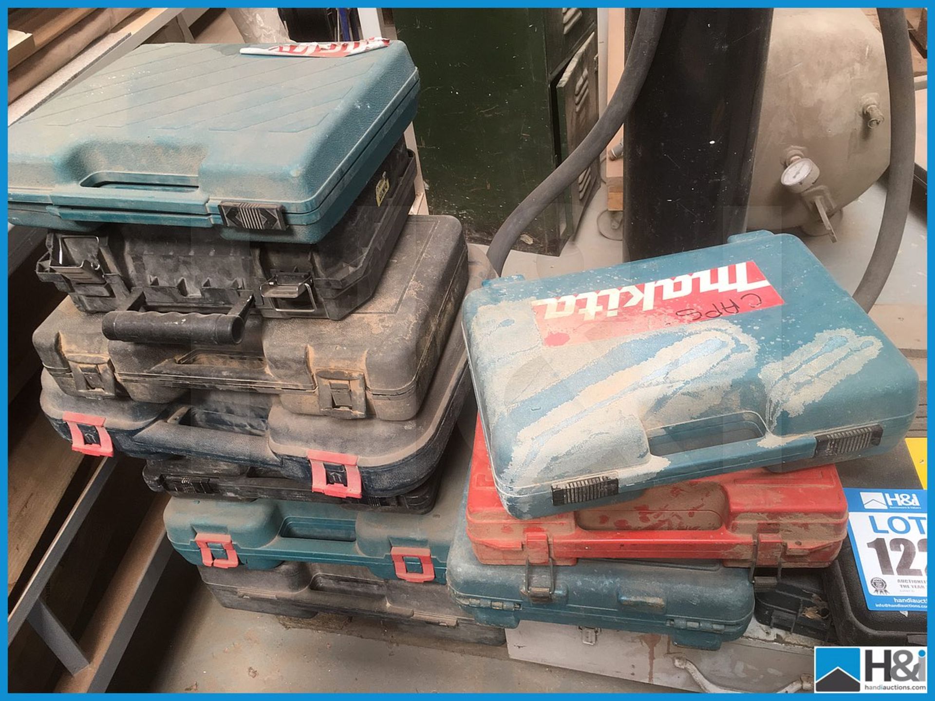 Quantity of empty power tool boxes Appraisal: Viewing Essential Serial No: NA Location: Capstick - Image 2 of 3