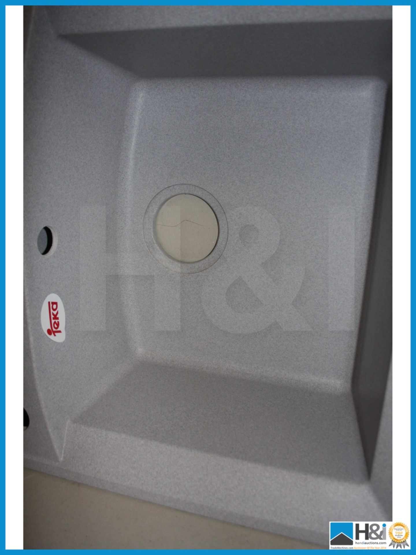 Teka kuchentechnik universo 60 gt gray composite inset kitchen sink with waste and fittings new - Image 5 of 7