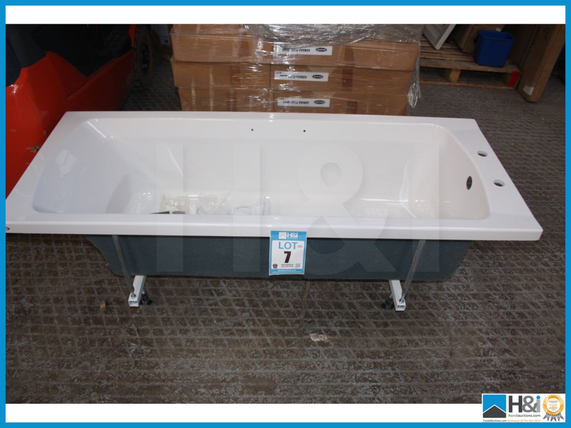 Jacuzzi elatus 1685 x 685 2 tap hole chrome grips new boxed rrp œ899 Appraisal: Viewing Essential