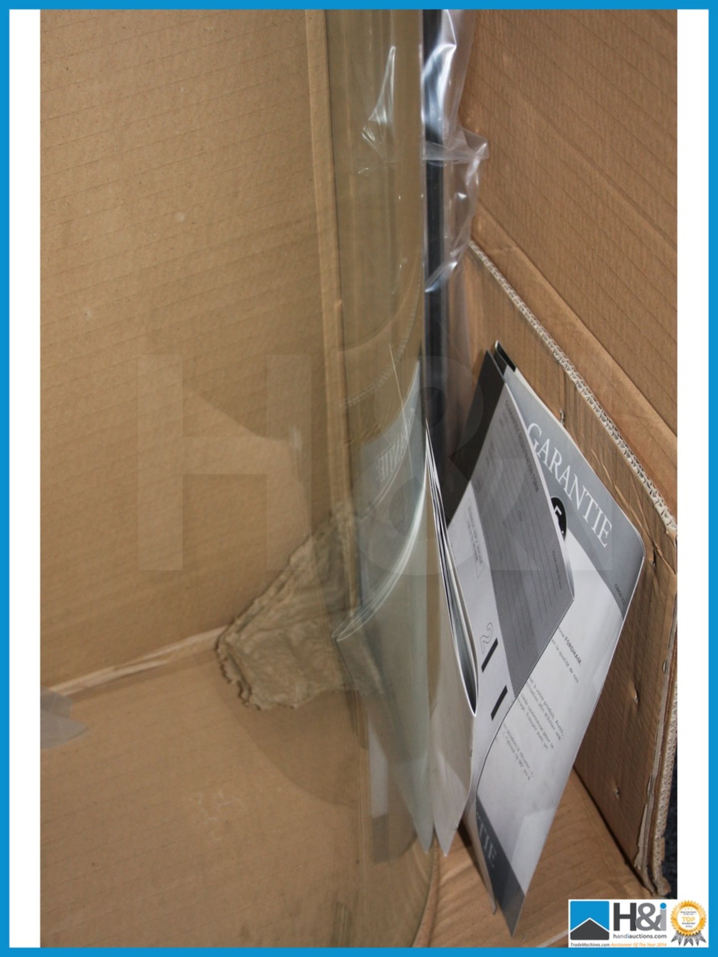 Niagra frameless walk in shower screen 1400 x 900 new and boxed . Appraisal: Viewing Essential - Image 4 of 6