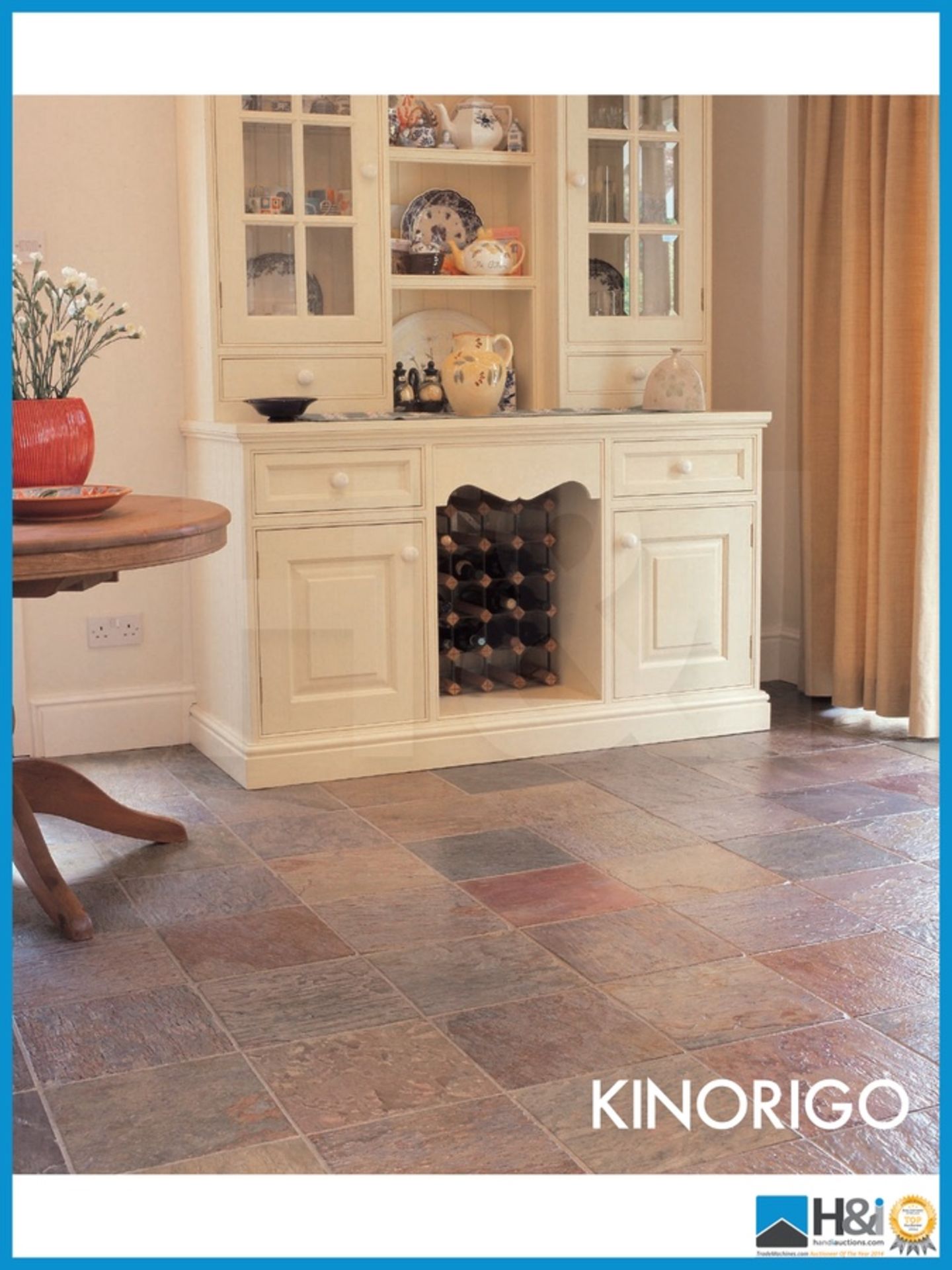 Absolutely stunning Kinorigo Burnt Heather 300 x 300 x 10mm gauged, riven. Material: Slate. No. of - Image 2 of 3