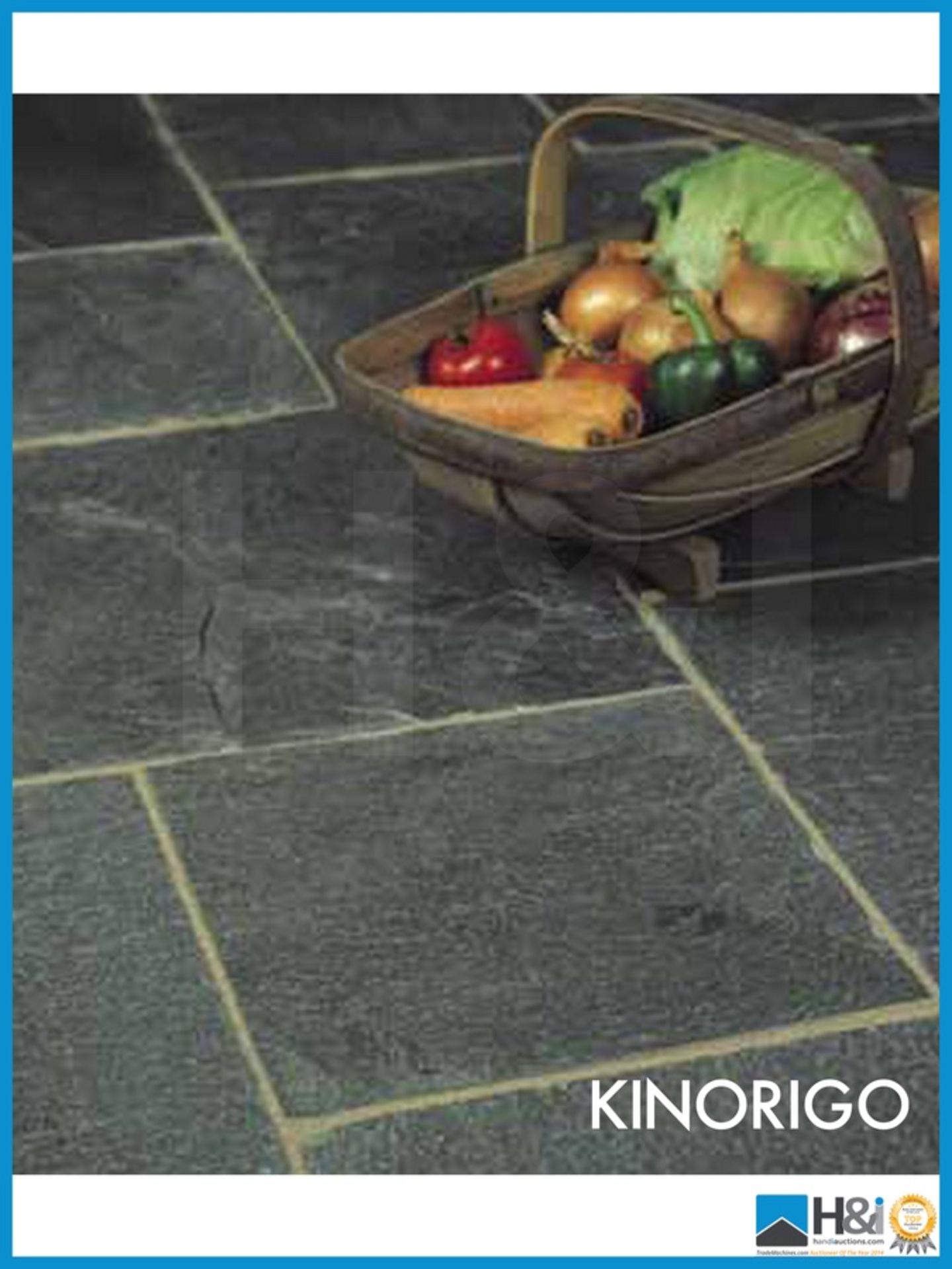 Absolutely stunning Kinorigo Z Spring Forest 300 x 300 x 10mm gauged, riven. Material: Slate. No. of